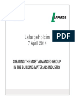 04072014 Press Finance LafargeHolcim Merger Project Announcement Presentation Uk