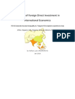 FDI Pros & Cons - Asian Countries