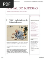 TAO – A Sabedoria do Silêncio Interno | Portal do Budismo