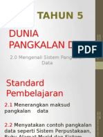 DPD. 2.0 Mengenali Sistem Pangkalan Data