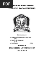 Download LAPORAN PRAKTIKUM OSMOSIS PADA KENTANG by Alyaa Rifqoh SN278094188 doc pdf