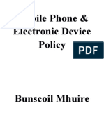 mobile phone policy draft
