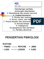 Pengertian Dan Sejarah Psikologi