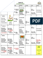 MLC September 2015 Calendar