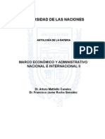 Marco Administrativo y Económico Nacional e Internacional