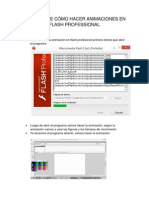 Tutorial de Cómo Hacer Animaciones en Flash Professional