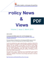 Economic Policy News and Views March 2010