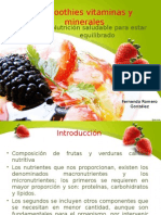 Smoothies Vitaminas y Minerales