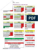 Calendari curs 2015-16
