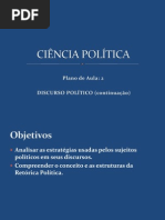 Aula 2 - Discurso Político (Continuação)