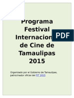 Programa FICTAM 2015