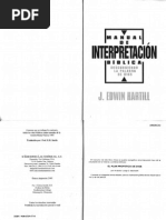 Manual de Interpretación Biblica - J. Edwin Hartill | PDF