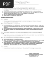 Purdue Graduate Statement of Purpose Guide | PDF | Career & Growth ...