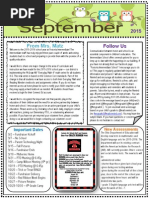 September Reminders 2015