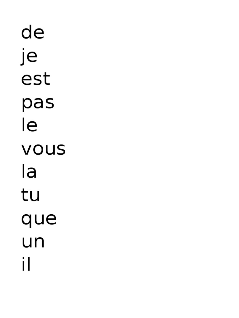 Liste De Fr 233 Quence Des Mots Fran 231 Aisxls