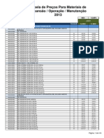 Tabela Materiais 2013 R4 - 0 PDF