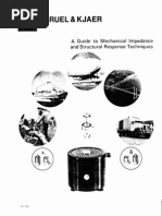 A Guide To Mechanical Impedance and Structural Response Techniques