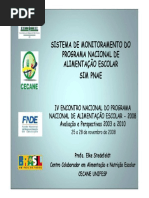 Sistema de Monitoramento Do Programa Nacional de Alimentação Escolar
