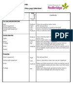 1 PAGE Risk Assessment Form