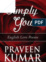 SIMPLY YOURS - Bouquet of English Love Poems 