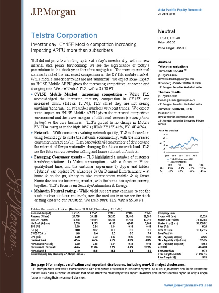 jp morgan equity research report pdf