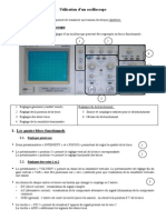 Utilisation D'un Oscilloscope