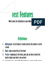 Text Features