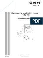 Sistema de Inyección HPI Scania y EDC S6 - AVERIAS PDF