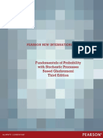 Fundamentals of Probability With Stochastic Processes Saeed Ghahramani Third Edition