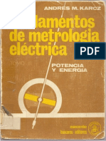 Fundamentos de Metrologia Electrica Tomo III