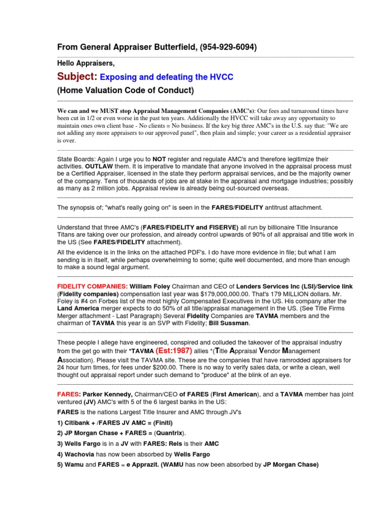 04-Exposing and Defeating The HVCC-R3 | PDF | Real Estate Appraisal ...
