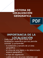 Sistema de Localización Geográfica