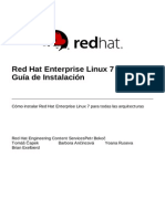 Red Hat Enterprise Linux 7 Installation Guide Es ES