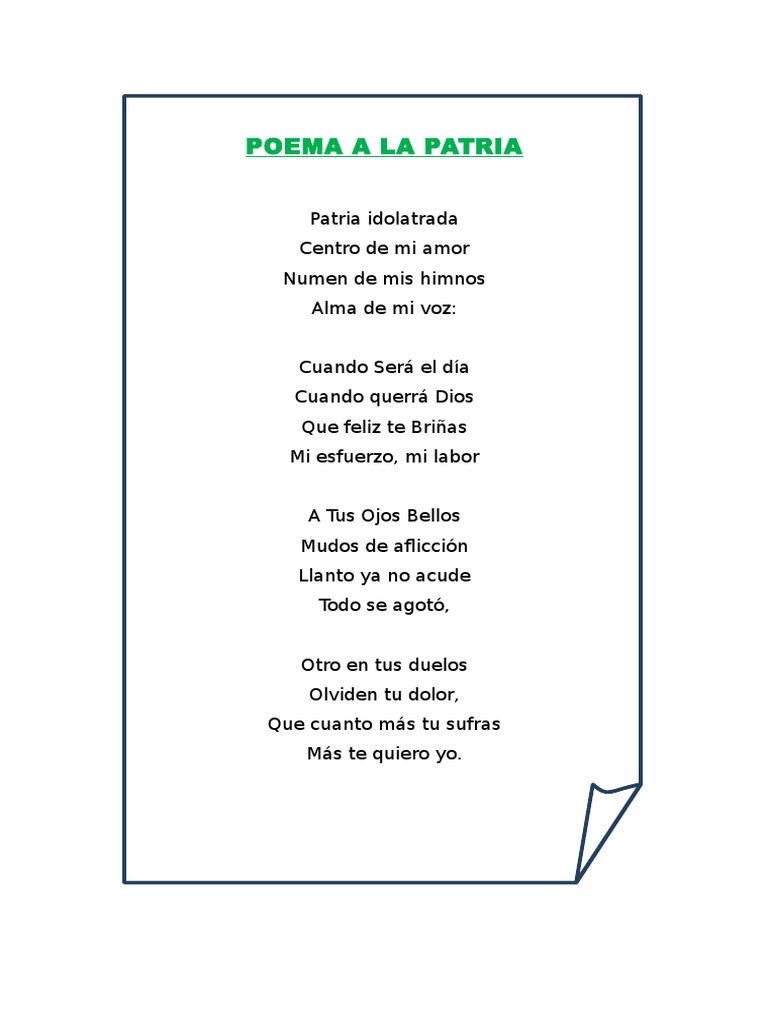 Poema A La Patria | PDF | Dieta | Insectos