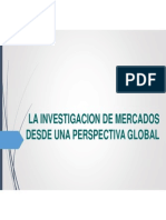 La Investigacion de Mercados Desde Una Perspectiva Global