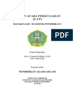 Cover Statistik PDD I