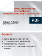 Webcast - Configurando Servidores Web Interoperables Con Windows Server 2008 R2 Server Core