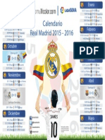 Calendario Real Madrid 2015 2016