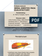 Case Report General Anestesi Pada Cholesistectomy_Bernand_1161050101