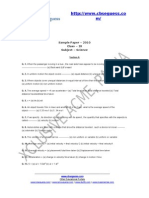 Sample Paper - 2010 Class - IX Subject - Science