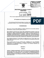 Decreto 2981 de 2013 Residuos Solidos Vigente