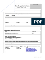 Trademark Application Form Filing Guide