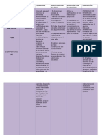 Cuadro Modelo Por Competencias