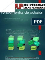 Fundamentos de Oclusión Prótesis Parcial Fija