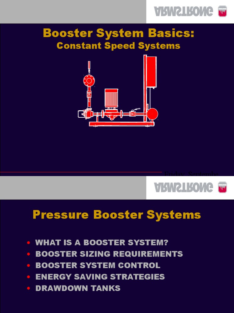 Booster Pump System Design Guide | PDF | Turbocharger | Pump