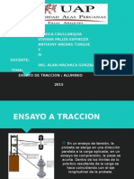 Ensayo de tracción en aluminio