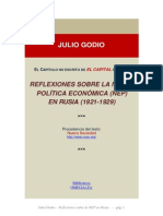 Reflexiones Sobre La Nueva Politica Economica en Rusia