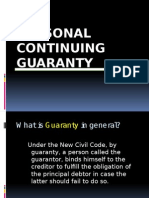 Personal Continuing Guaranty