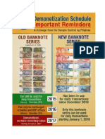 Demonetization Schedule