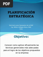 Planificacion Estrategica